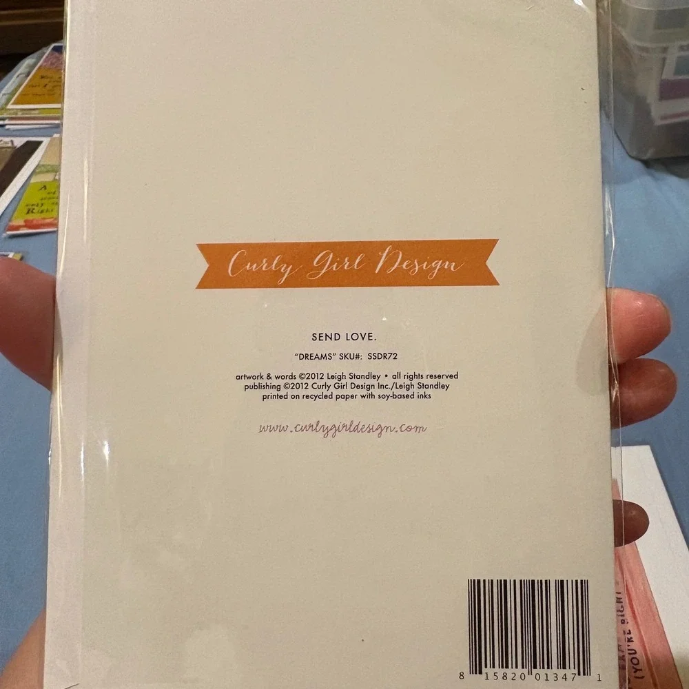 4 Friendship Curly Girl Design Greeting Cards Leigh Standley Inspirational Dream